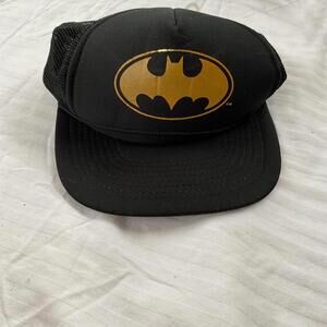 VTG 80s Batman Trucker Hat DC Comics Mesh Snapback DEADSTOCK New with Zayre Tags